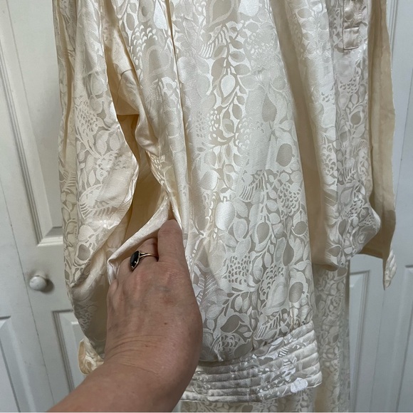Vintage Stanley Nelson Pure Silk 3 Piece Skirt Suit Size Large - Picture 12 of 16